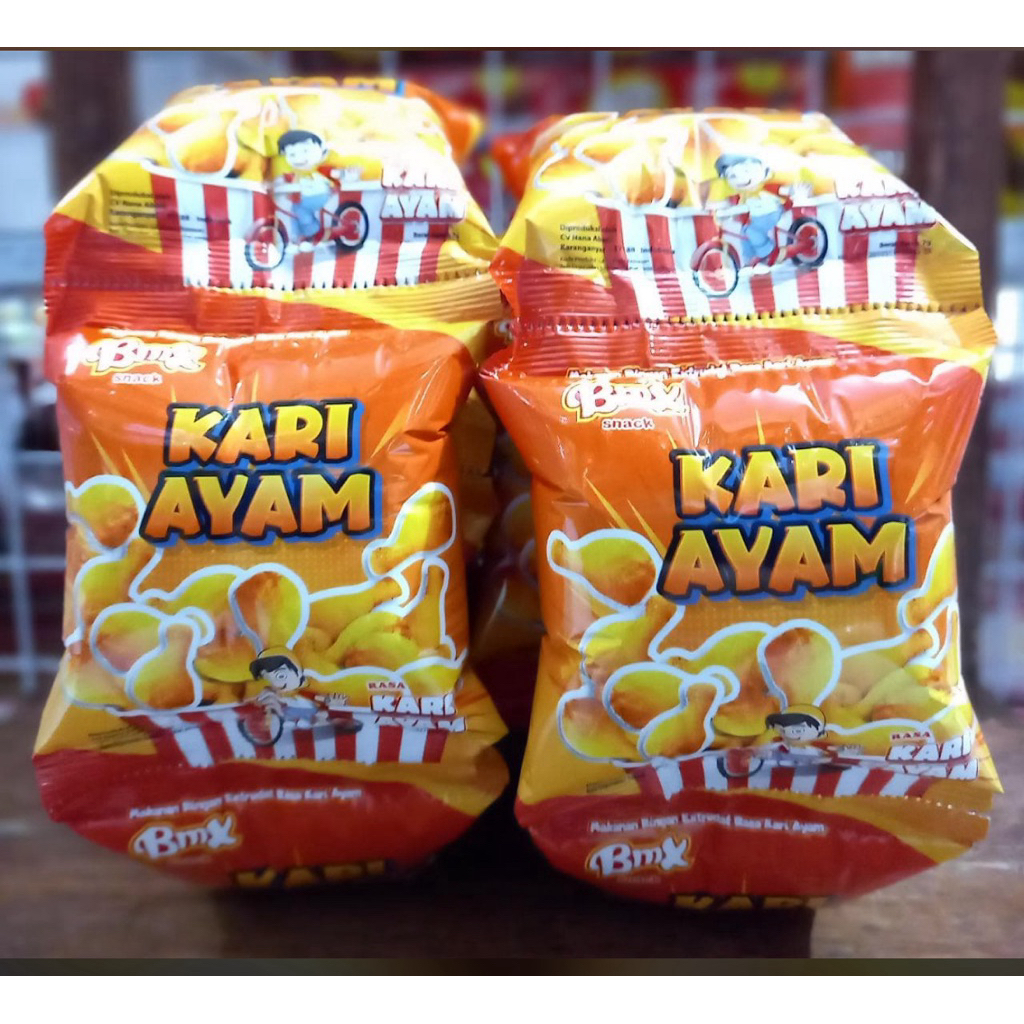 

BMX snack kari ayam renteng isi 10