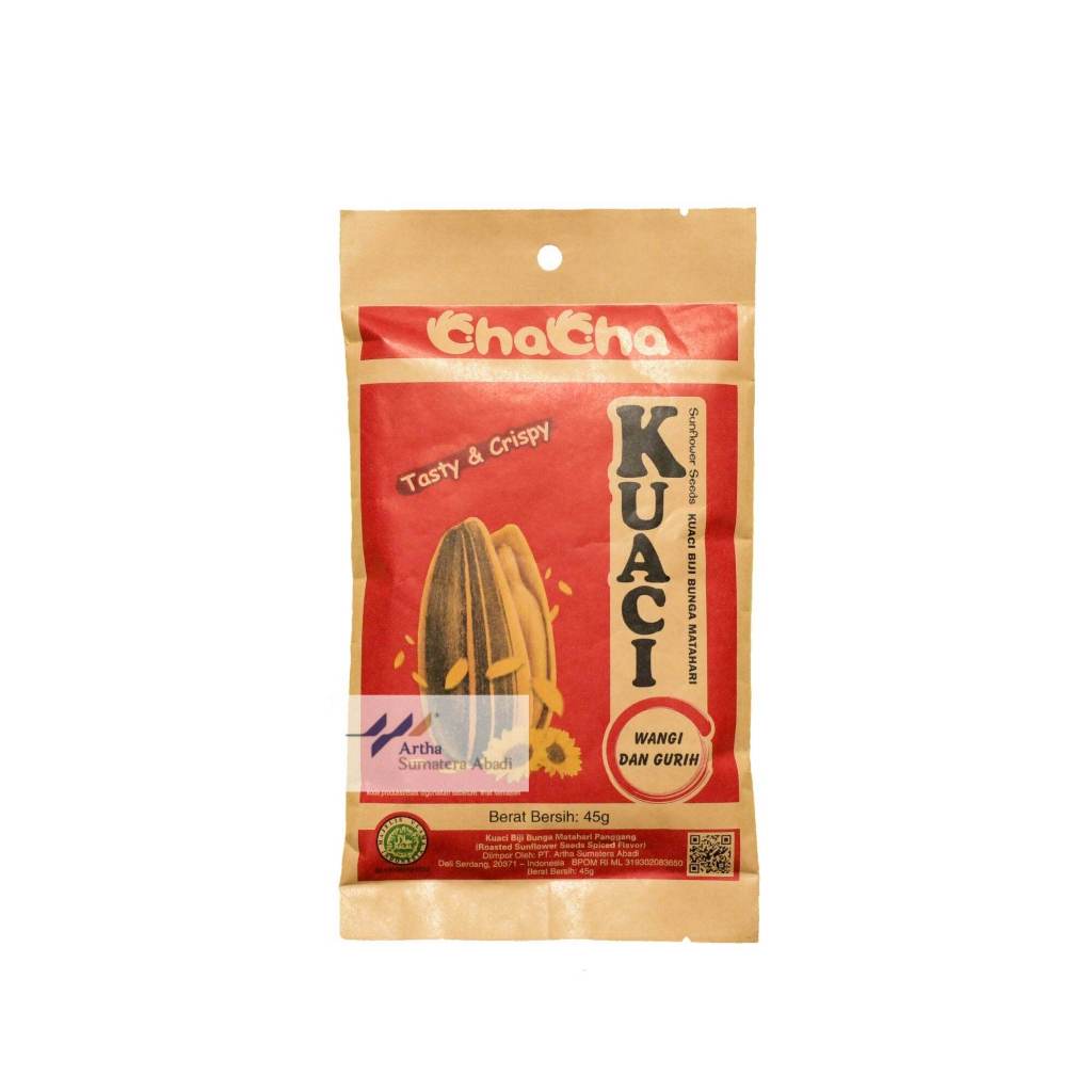 

[oddsolshop] pekanbaru/Chacha Kuaci 45GR Tasty & Crispy Biji Bunga Matahari Kwaci Sunflower Seeds
