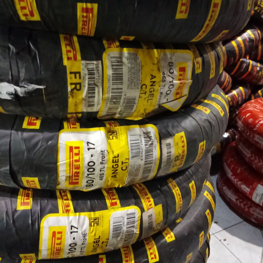 Ban PIRELLI Angel City 80/100-17 Tubeless Depan – Original Ninja Verza Megapro Tiger