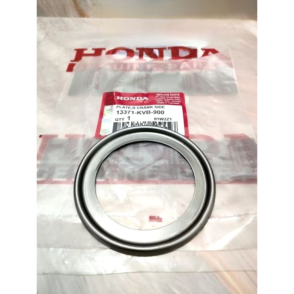 PLAT PLATE PELAT BESI TUTUP KRUK AS CRANKCASE 13371-KVB-900 ASLI HONDA VARIO TECHNO 110 VARIO OLD VA