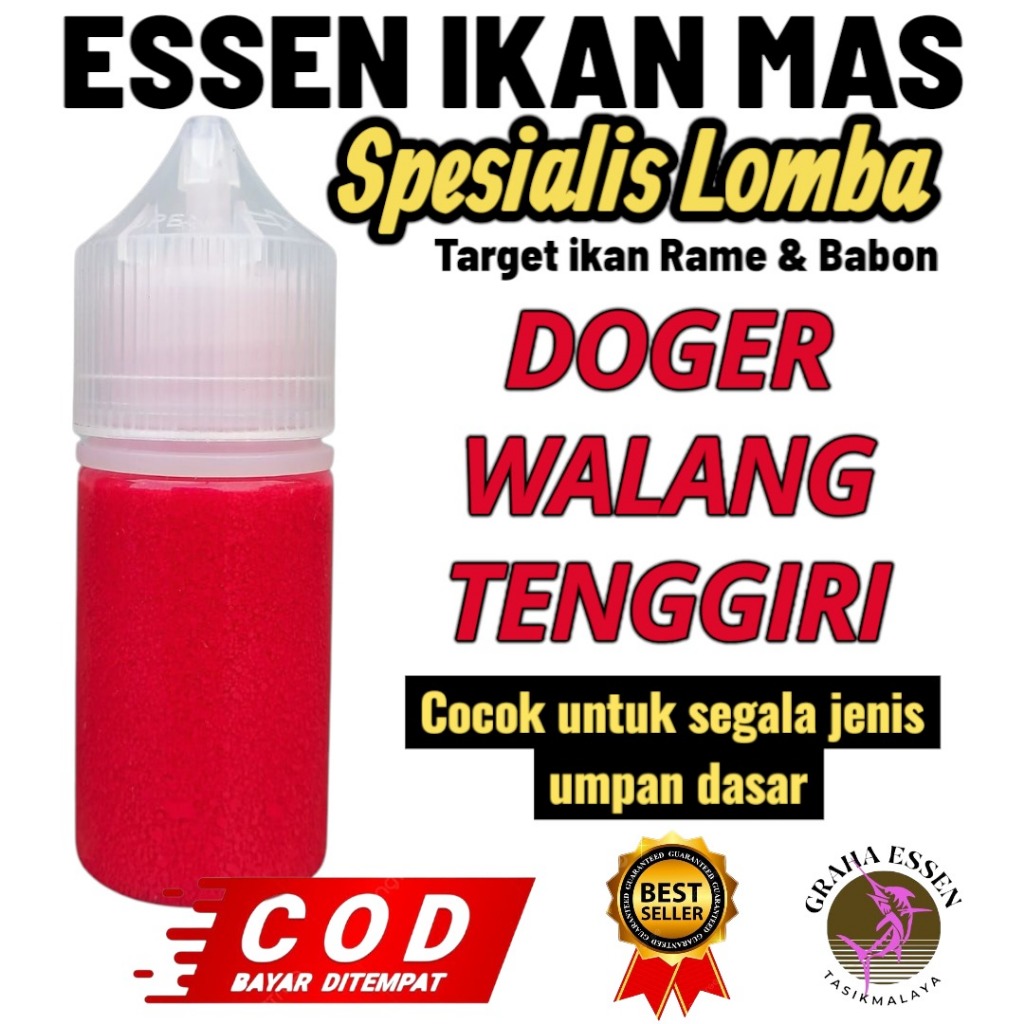 Essen Ikan Mas DOGER WALANG TENGGIRI umpan mancing spesialis lomba paling gacor