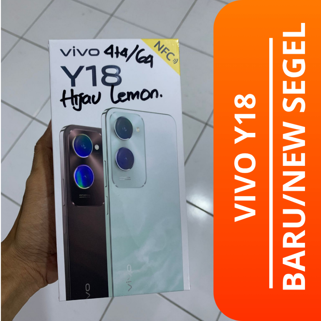HP BARU VIVO Y18 4+4/64GB / VIVO Y18 HP BARU / NEW SEGEL NO REPACK