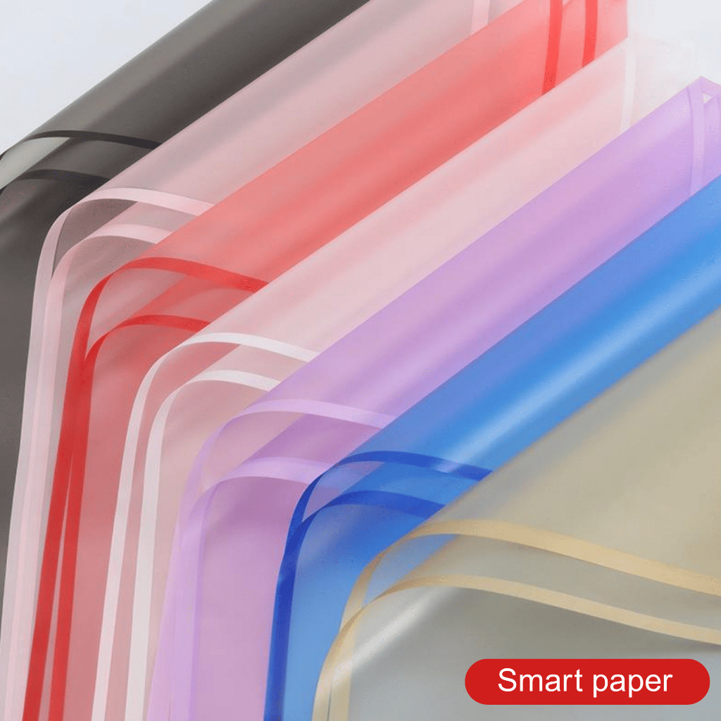 

Kertas Buket Bunga Wisuda Anniversary Romantis Gift Korea Transparan List Transparan List Cellophane KB010