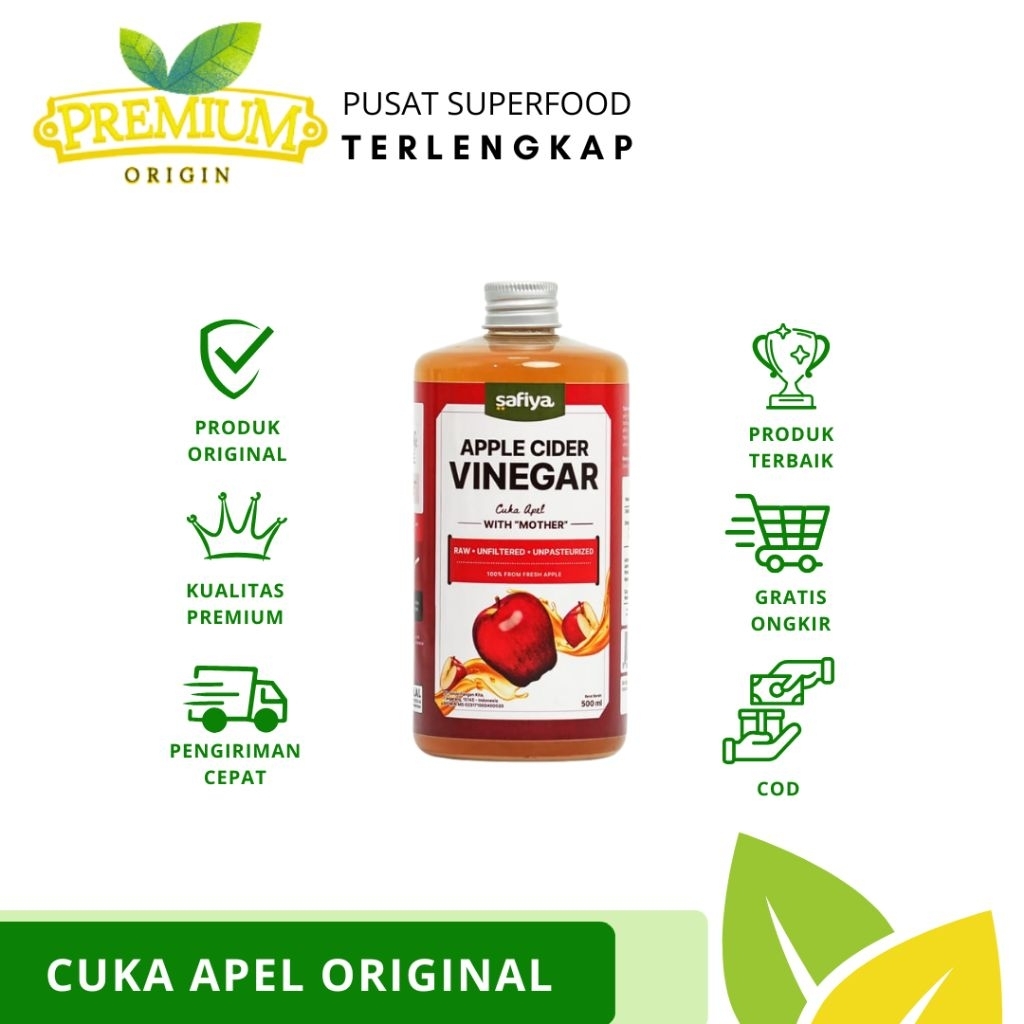 

Cuka Apel Original Safiya