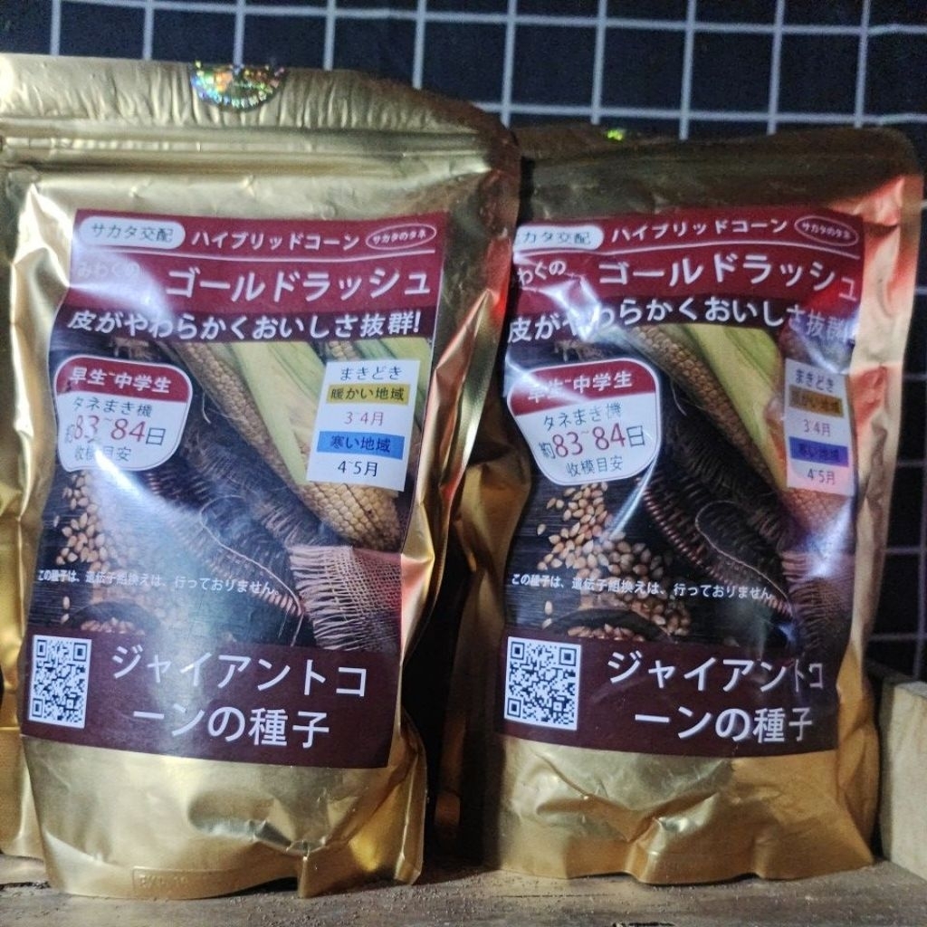 Benih jagung jepang PREMIUM / Jagung Kuning Raksasa Jepang