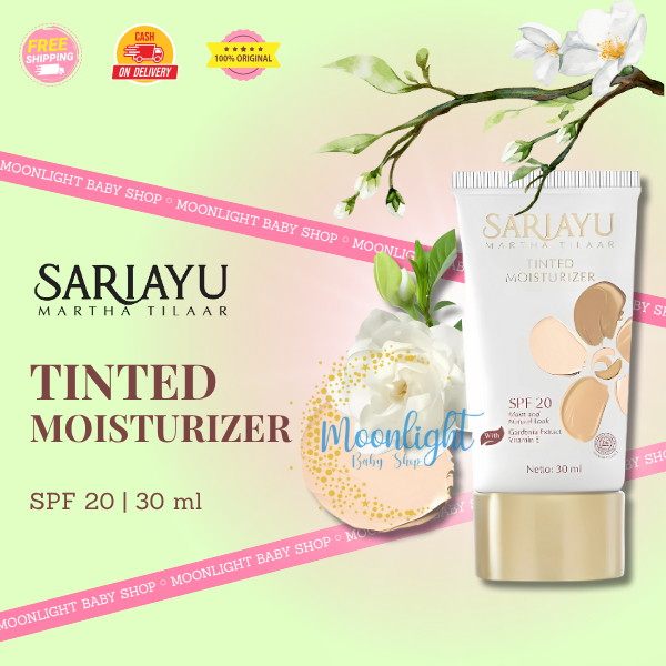 Sariayu Gold Tinted Moisturizer Foundatoin SPF20 Pelembab Muka Wajah / Alas Bedak Sari Ayu 12ml