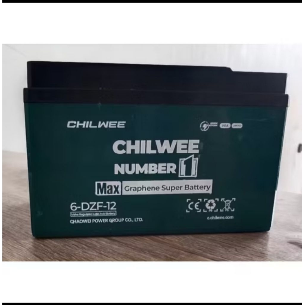 Aki/Baterai CHILWEE 6-DZF-12 / 6DZF12-Baterai Sepeda Listrik 12V 12AH