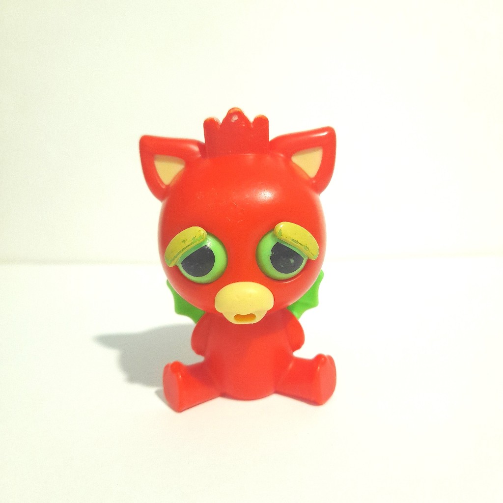 Mainan Feisty Pets Red Dragon Burger King (Preloved)