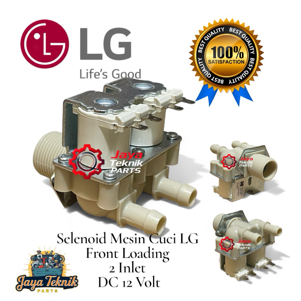 Solenoid Water Inlet Valve 2 Inlet Mesin Cuci LG DC 12V - Selenoid Mesin Cuci LG