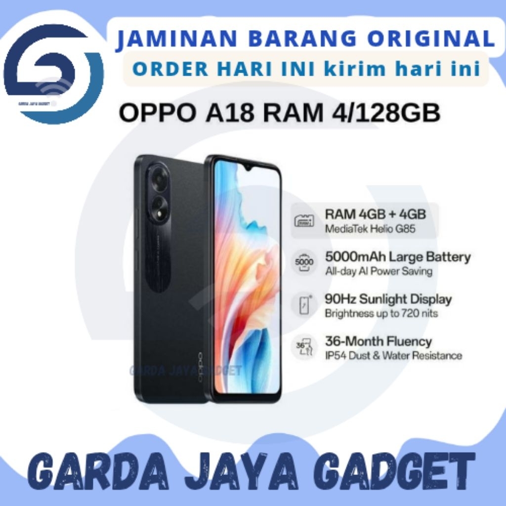 OPPO A18 RAM 4/128 - SECOND LIKE NEW