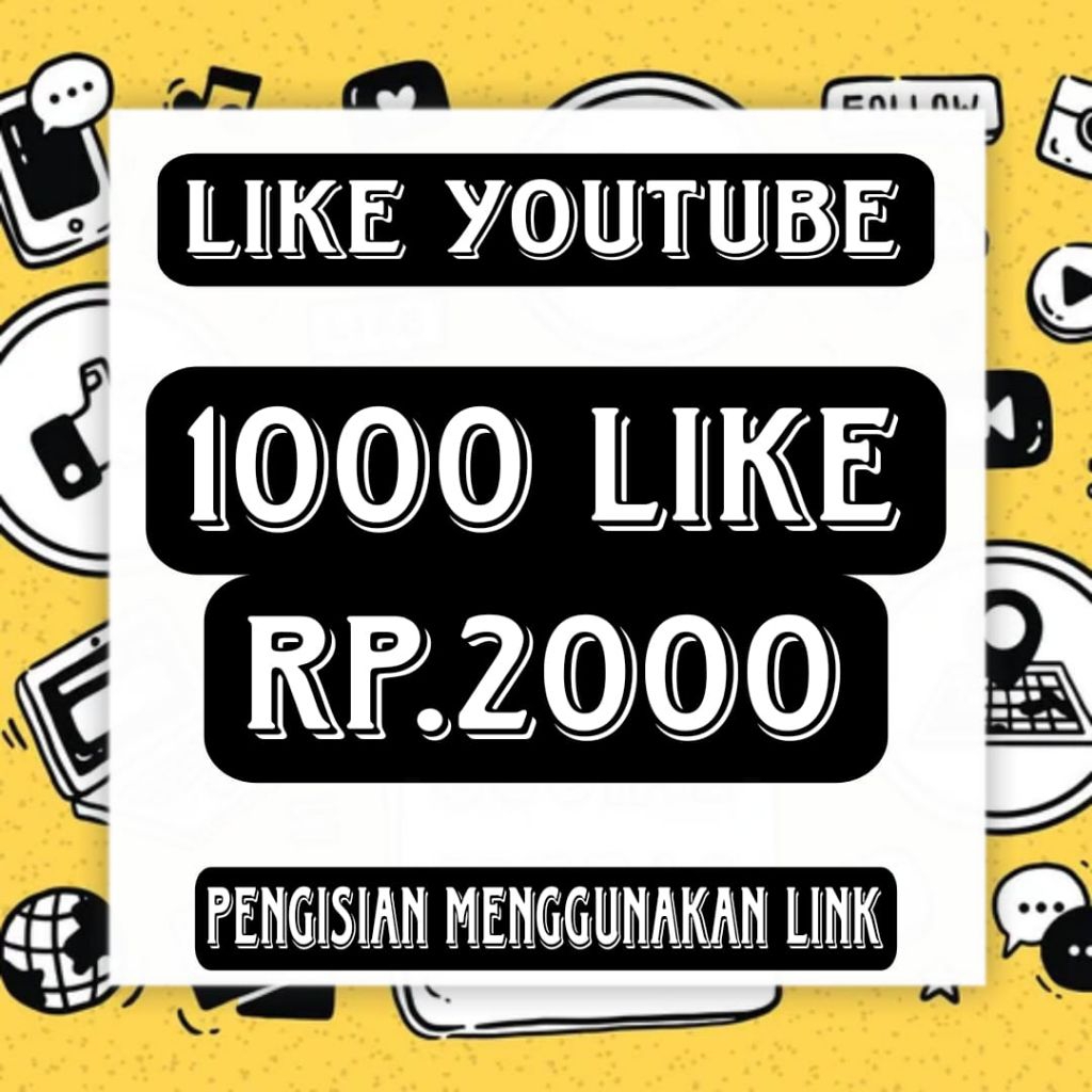 LIKES YOUTUBE PERMANEN | PROSES CEPAT | LIKE VIEW SUBSCRIBER