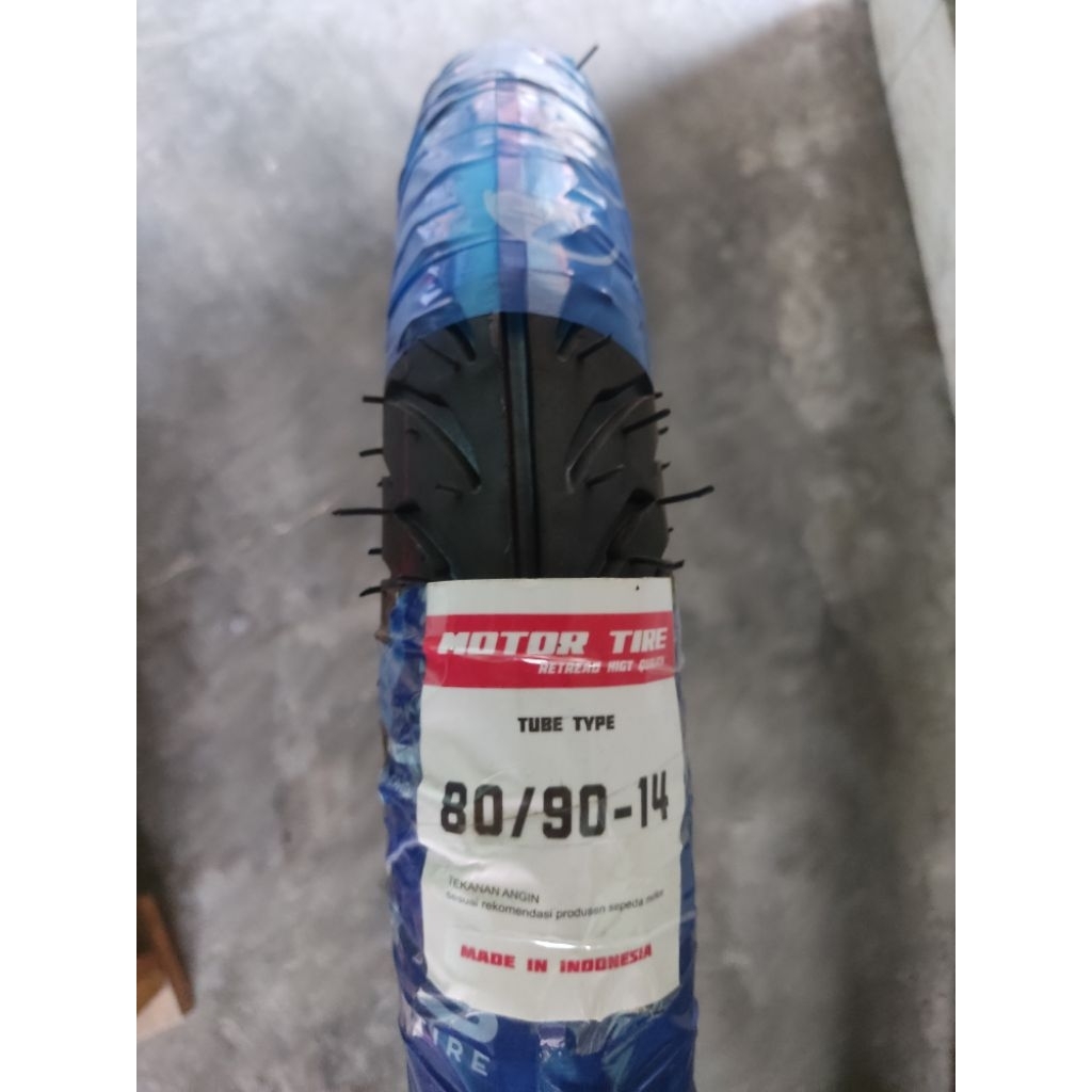 Ban Luar Sepeda Motor MATIC Beat Scoopy Mio dengan ukuran 80/90-14 { depan }