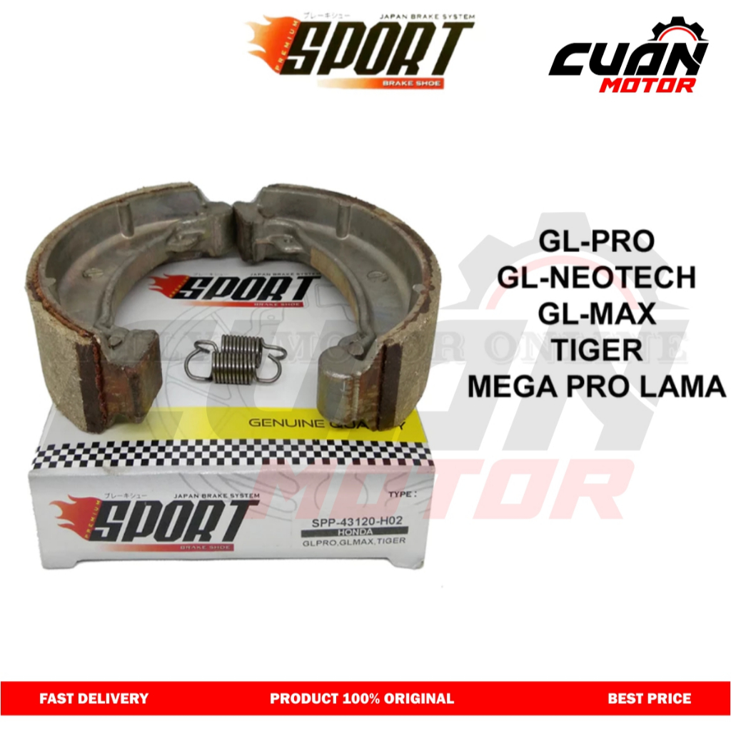 KAMPAS REM BELAKANG GL PRO NEOTECH PREMIUM SPORT KAMPAS REM TROMOL GL NEOTECH FIRODO GL PRO