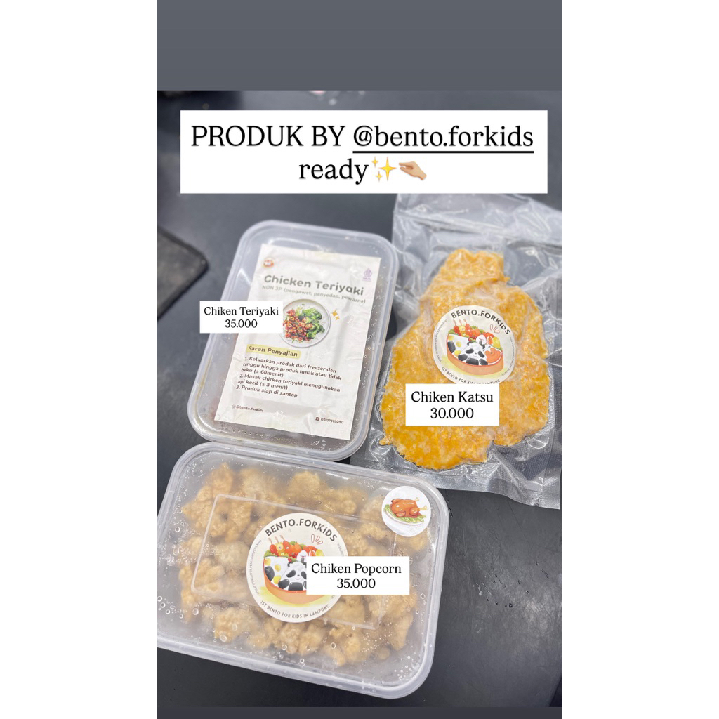

BENTO FORKIDS CHIKEN TERIYAKI