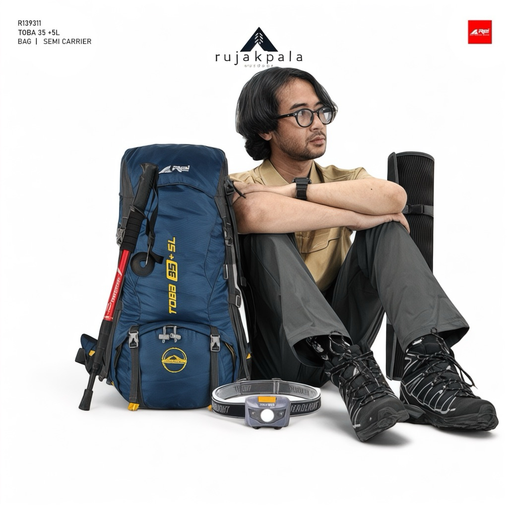 paket mendaki OT1 toba - carrier arei toba  35+5L / paket mendaki murah
