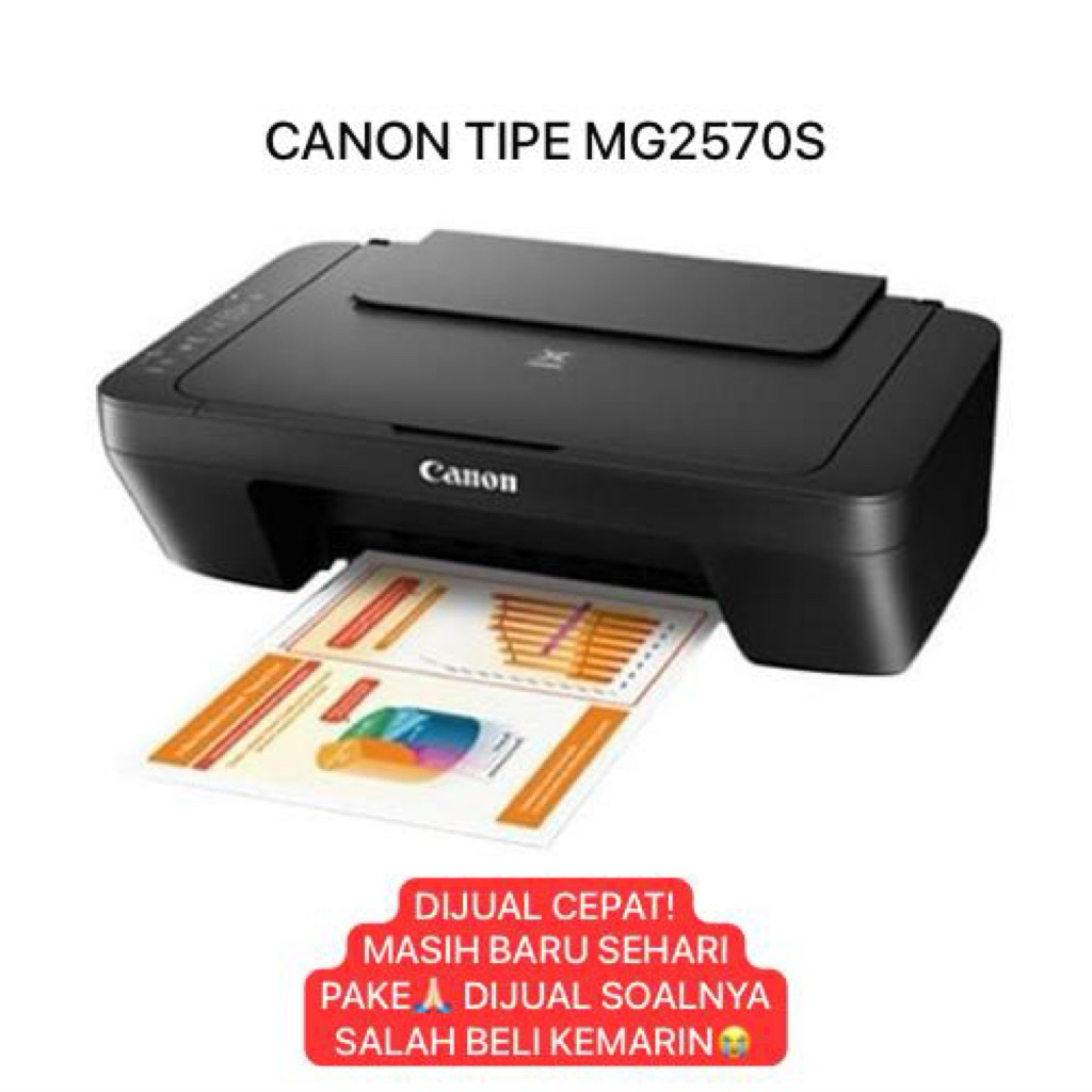 [JUAL RUGI] PRINTER CANON MG2570S | PRINTER KANTOR | PRINTER BEKAS | PRINTER CANON