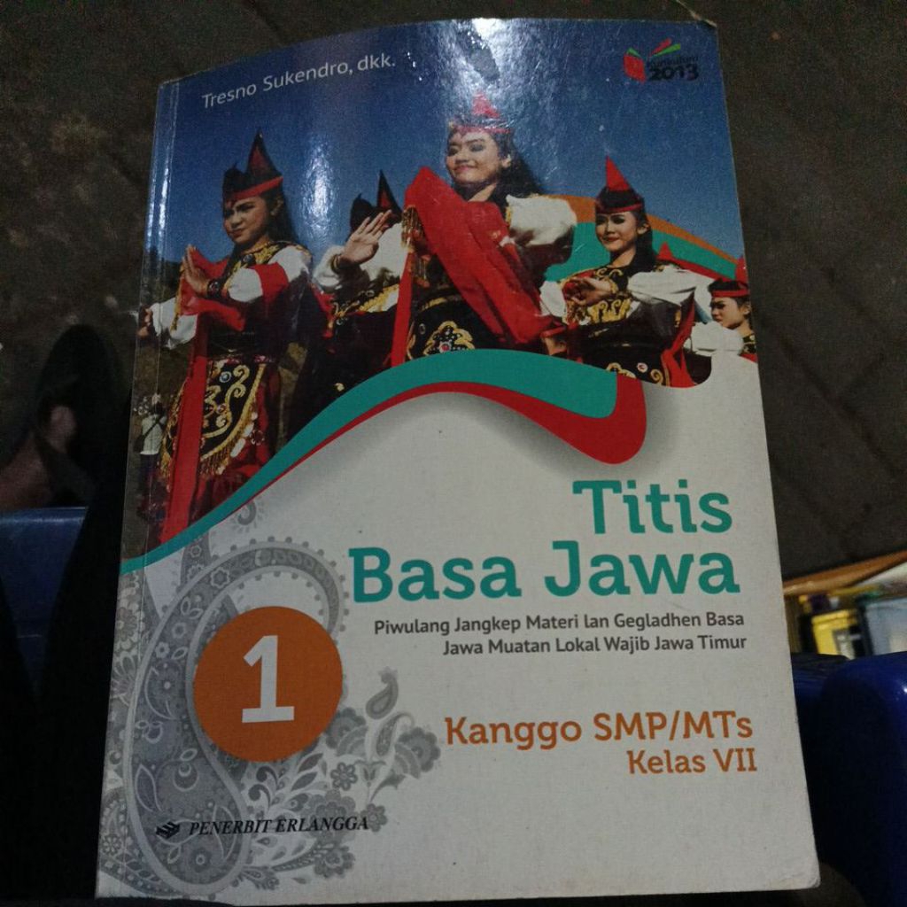 titis basa Jawa kelas 1 SMP Erlangga bekas original