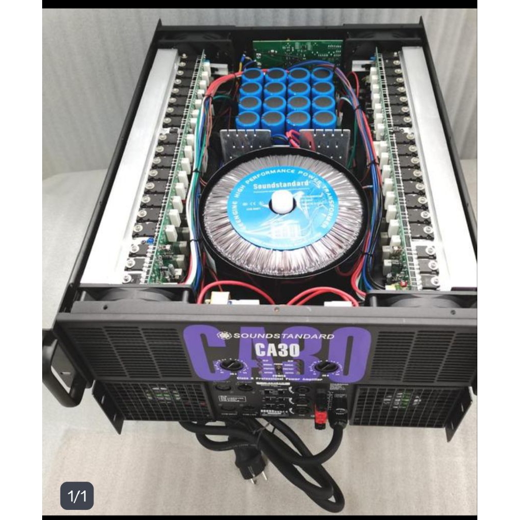 POWER AMPLIFIER SOUNDSTANDARD CA30 SOUNDSTANDARD 4 KIPAS BODY PANJANG