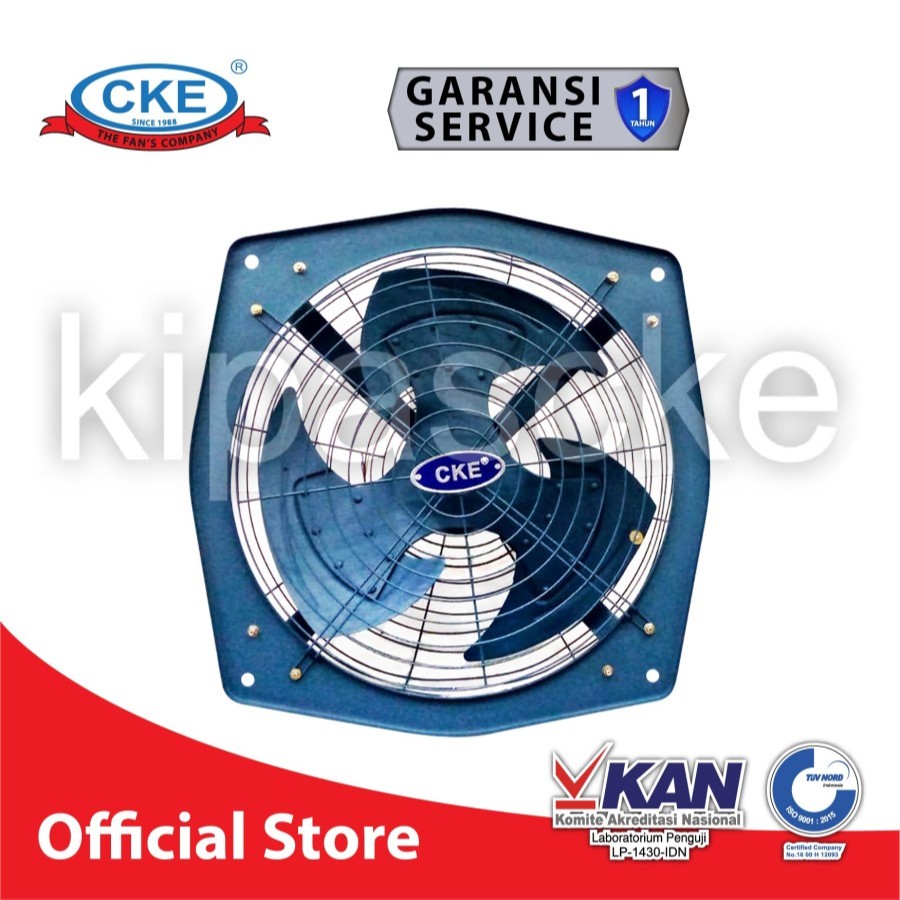 CKE Extra Low Noise Exhaust Fan 20 Inch for Dapur and Gudang, EFL-EX20/1-YL, 220V