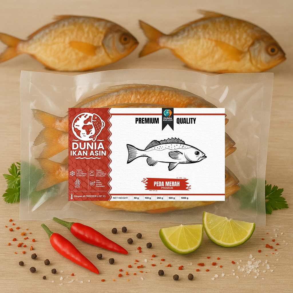 

Ikan Asin Peda Merah Super 500 gram, 1000 gram | DUNIA IKAN ASIN