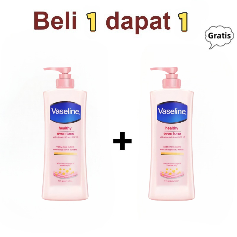 Vaseline Healthy Even Tone with Vitamin B3 and SPF 10 Nicotinamide Permanent Whitening Body Lotion S