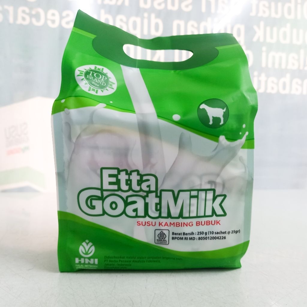 

ETTA GOAT MILK HNI HPAI - EGM Susu Kambing HPAI - Nutrisi Alami Stamina Susu Etawa