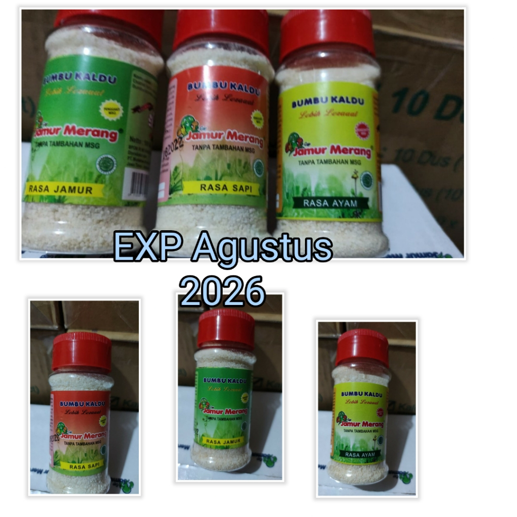 

Kaldu alami jamur merang botol