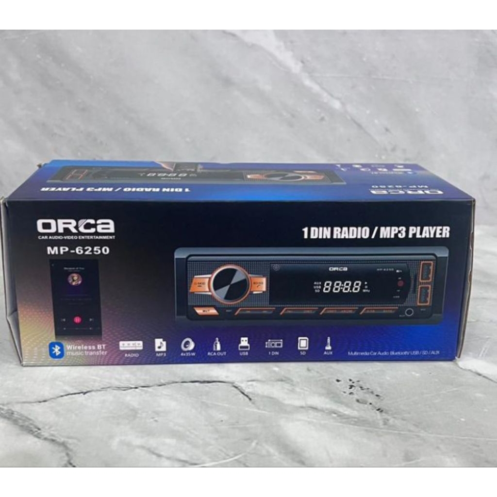 TAPE MOBIL SINGLE DIN USB BLUETOOTH ORCA