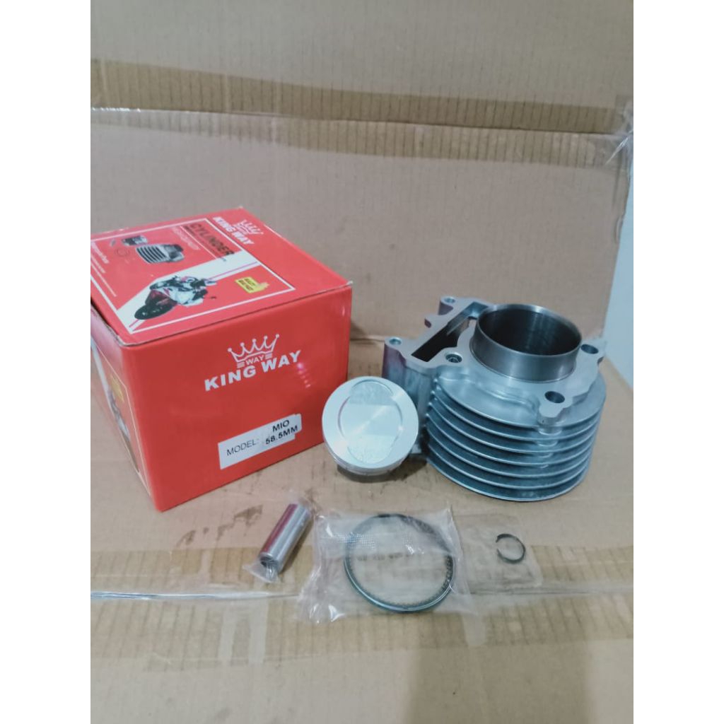 BLOK SEHER CYLINDER BLOCK BORE UP MIO 58,5 MM MIO SPORTY MIO SMILE MIO SOUL FINO KARBU