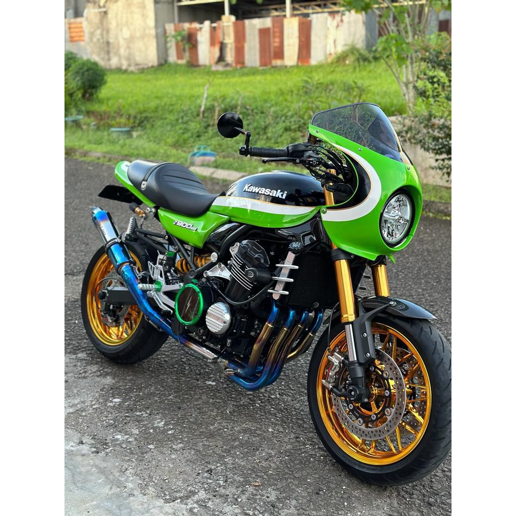 header/ leher / knalpot z900rs blue