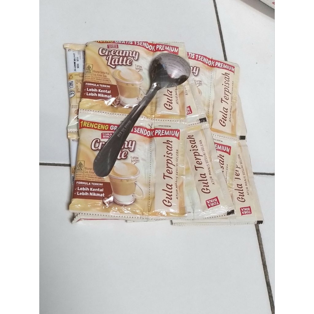 

Torabika Creamylatte 22g (10 Sachet) GRATIS Sendok Makan