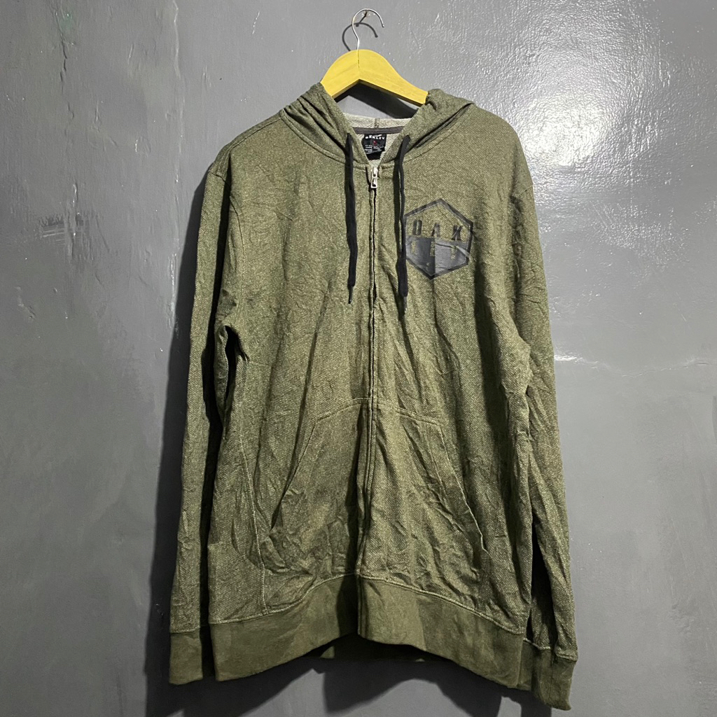 Oakley Zipper Hoodie Jacket Army