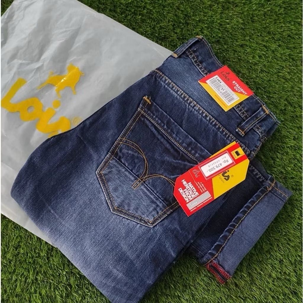Celana Jeans Lois Original Pria 27-34 Panjang Terbaru / Celana Jeans Pria Lois Original 100%
