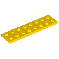 Lego 3034 Plate 2 x 8 yellow