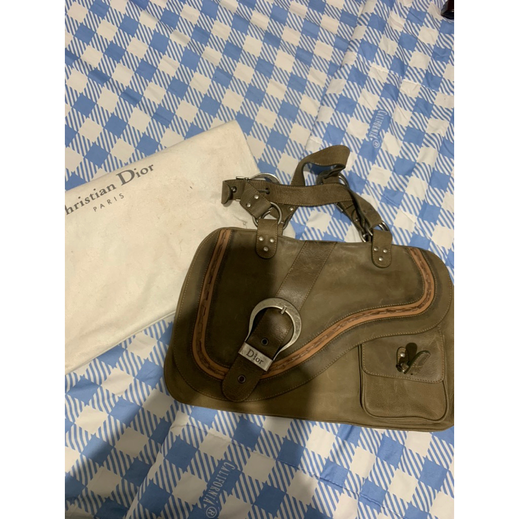 Tas Dior Gaucho Saddle Bag Original