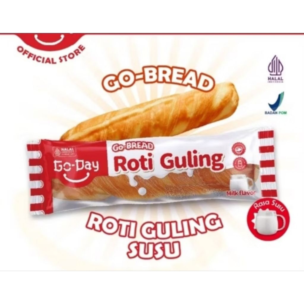 

Promo Terbatas 1 Pcs Go - Day Roti Guling Susu