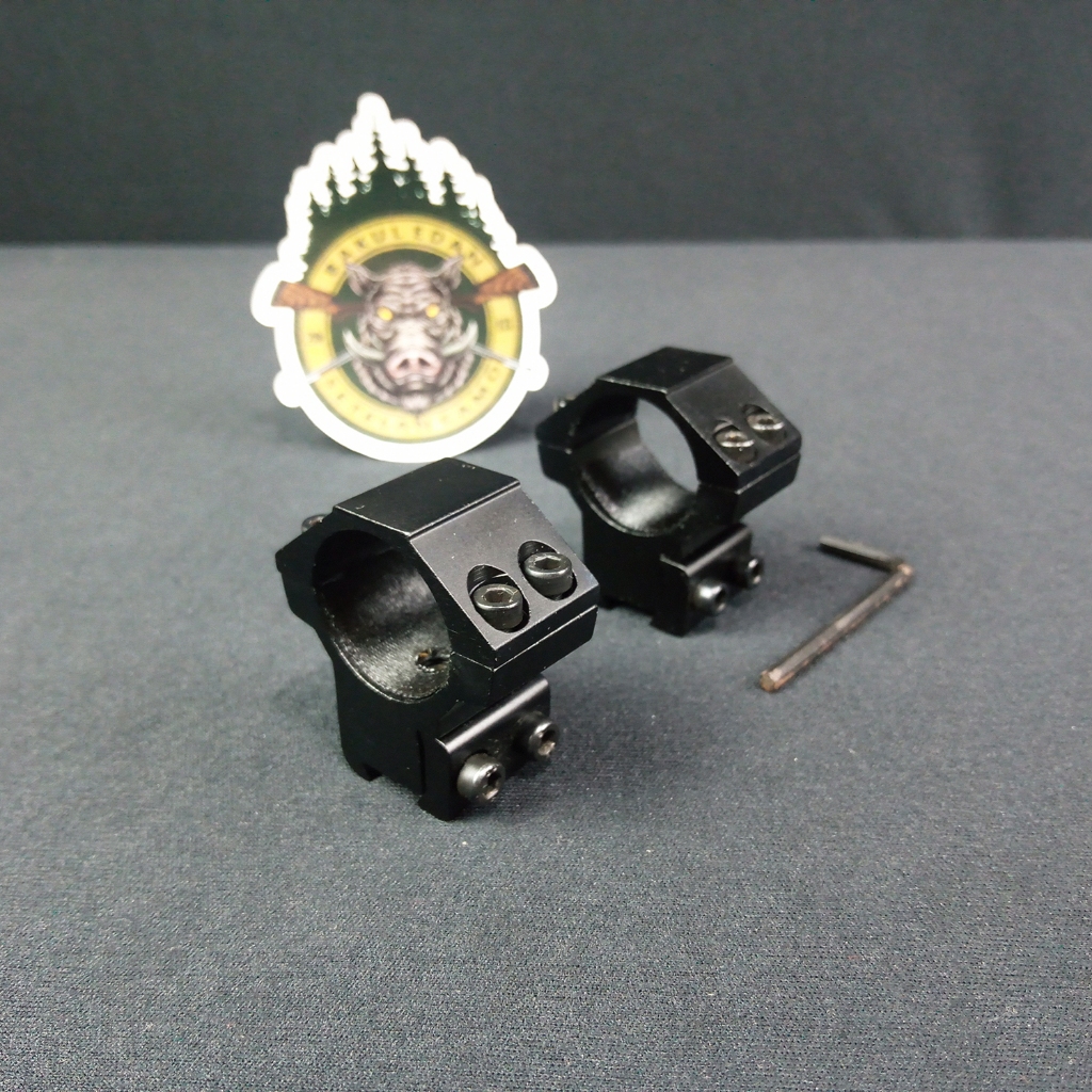 MOUNTING DOBEL BAUT OD25 REL 11 PENDEK / MONTING TELESKOP OD25 REL 11 (SC2233)