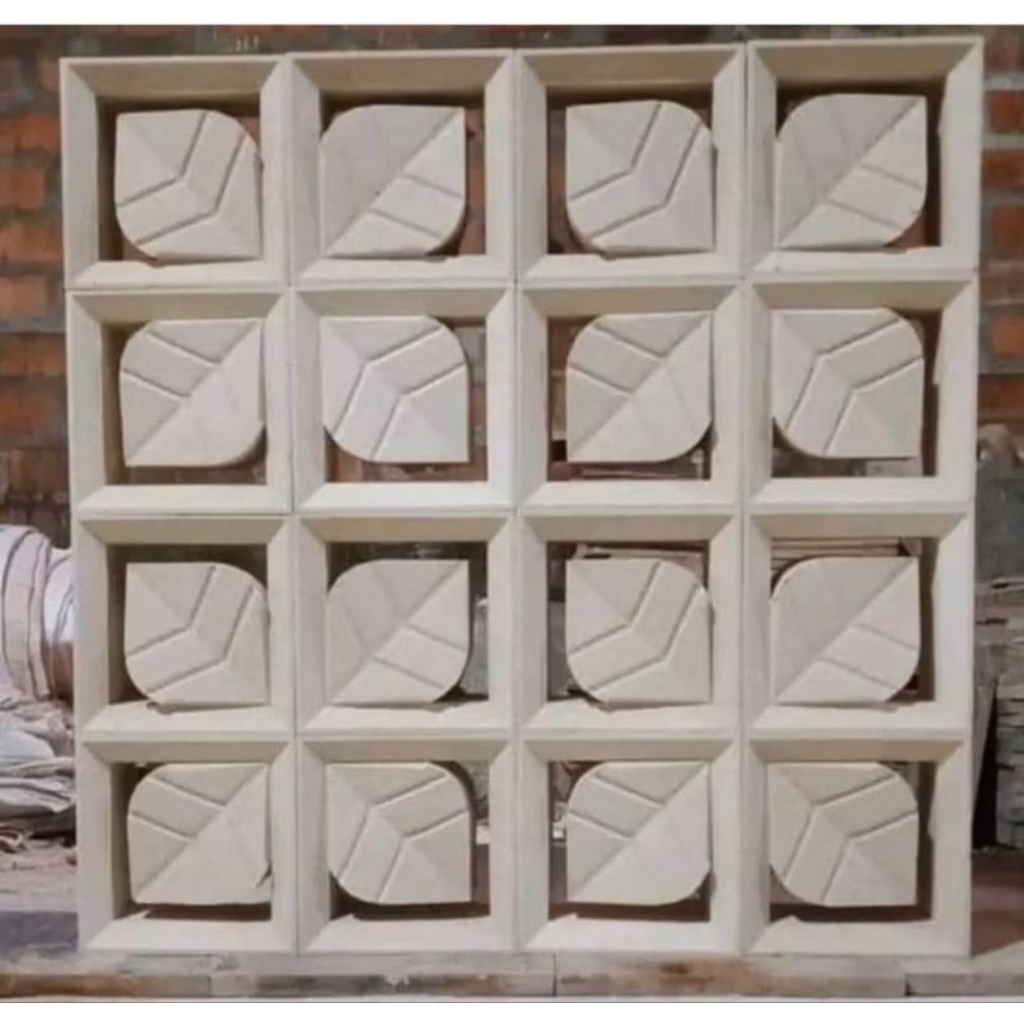 roster L daun | roster beton | roster minimalis