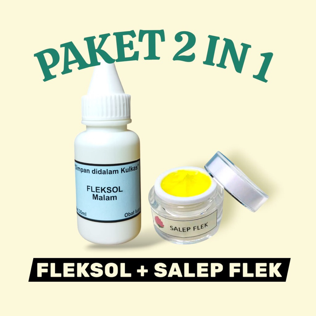 PAKET 2IN1 TONER FLEKSOL + SALEP FLEK UNTUK PERAWATAN FLEK HITAM