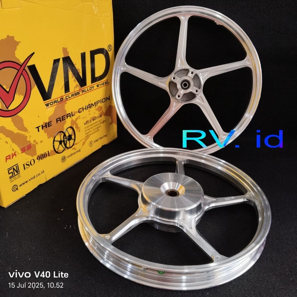 VELG RACING VND AK 55 BEAT VARIO 125 VARIO 150 SCOOPY VARIO 110 140/160 RING 17
