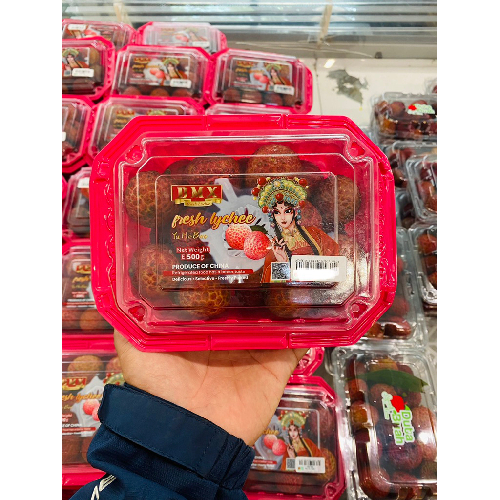 

Promo Lychee red sweet | buah leci merah manis pack 500 grm