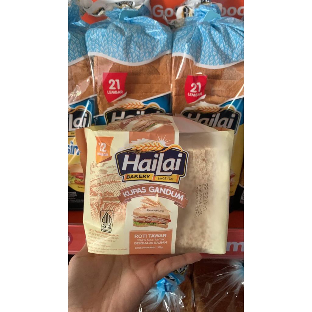 

Roti Tawar Hailai Kupas Gandum