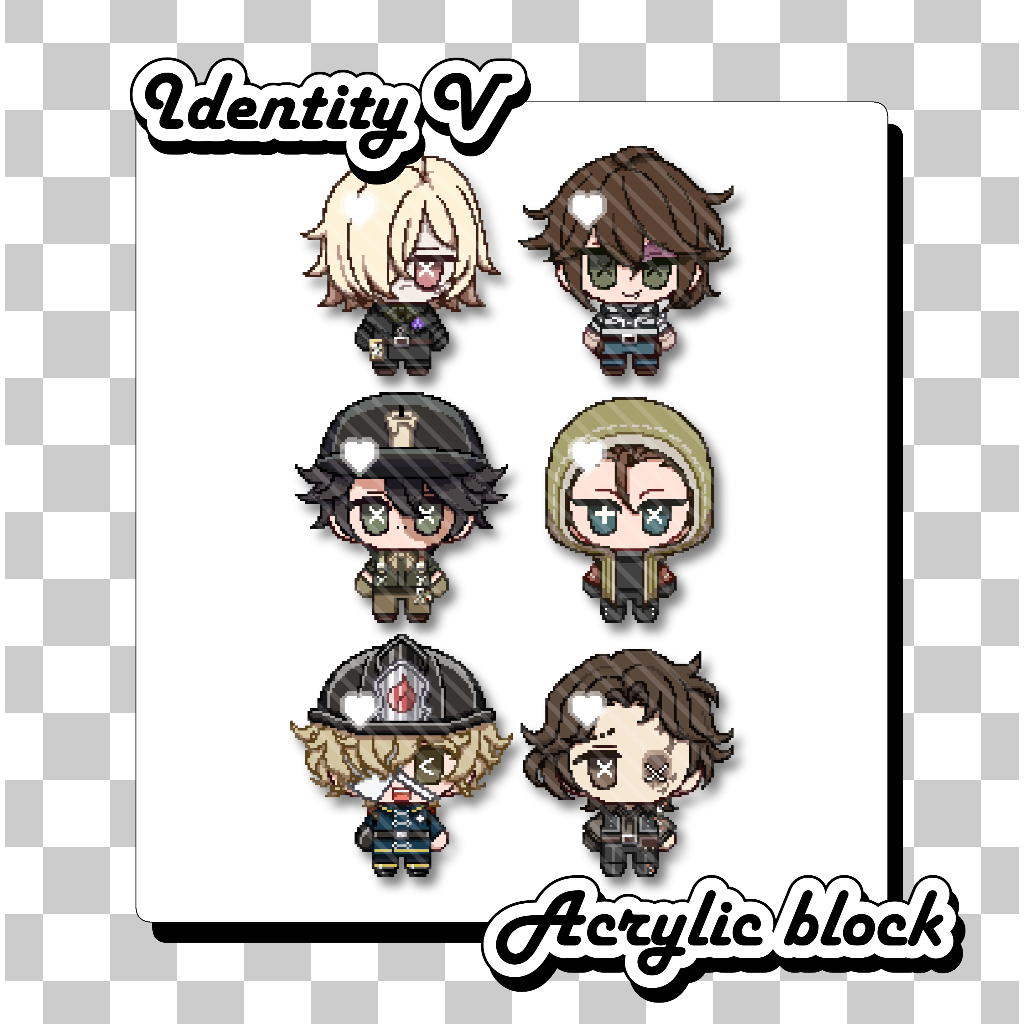 [PO] ୨♡୧ Identity V - acrylic block ୨♡୧