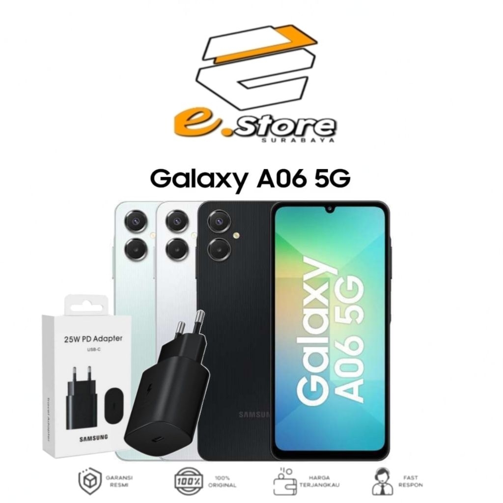 SAMSUNG GALAXY A06 5G {6GB/128GB} GARANSI RESMI SAMSUNG SEIN