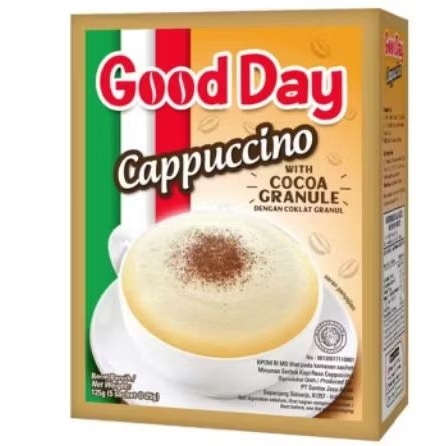 

Good day cappucino 125g 5's