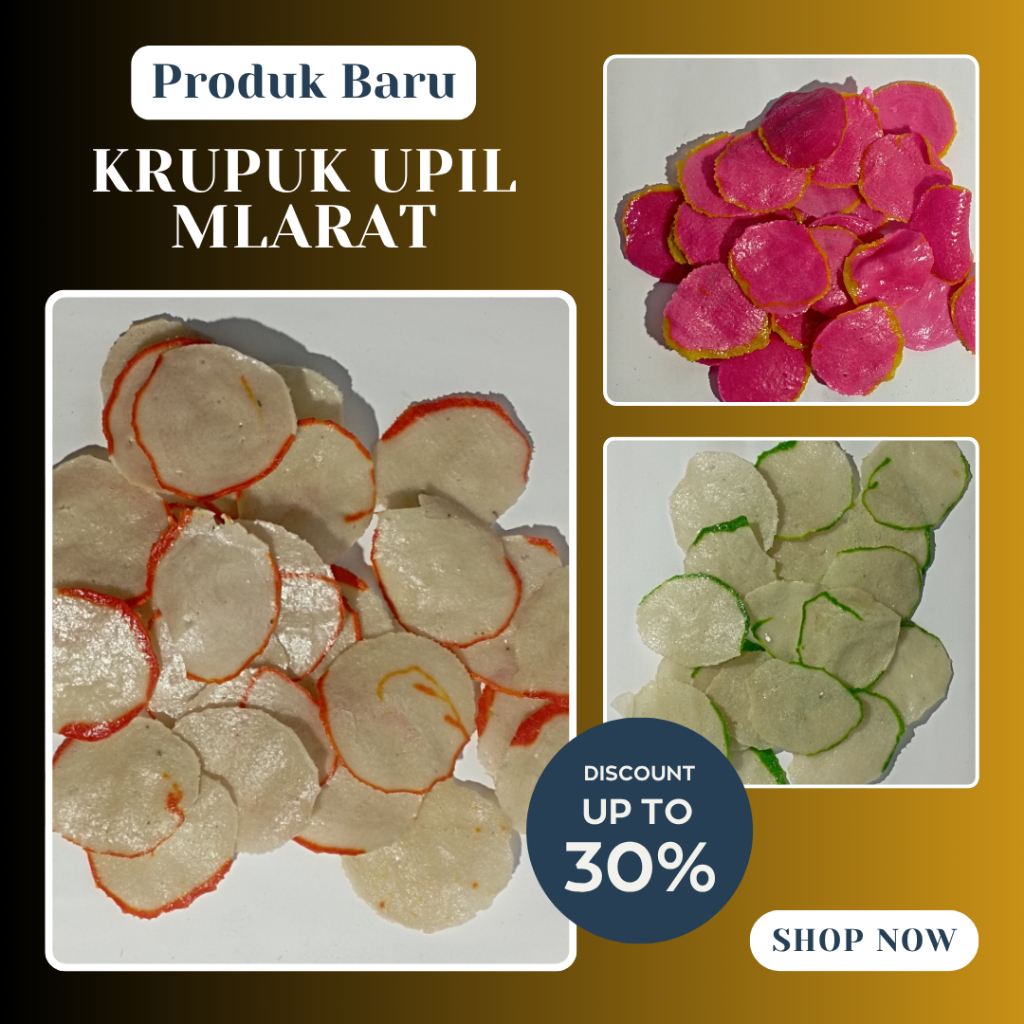 

Krupuk Upil Mentah Goreng Minyak/ Pasir 500 Gram