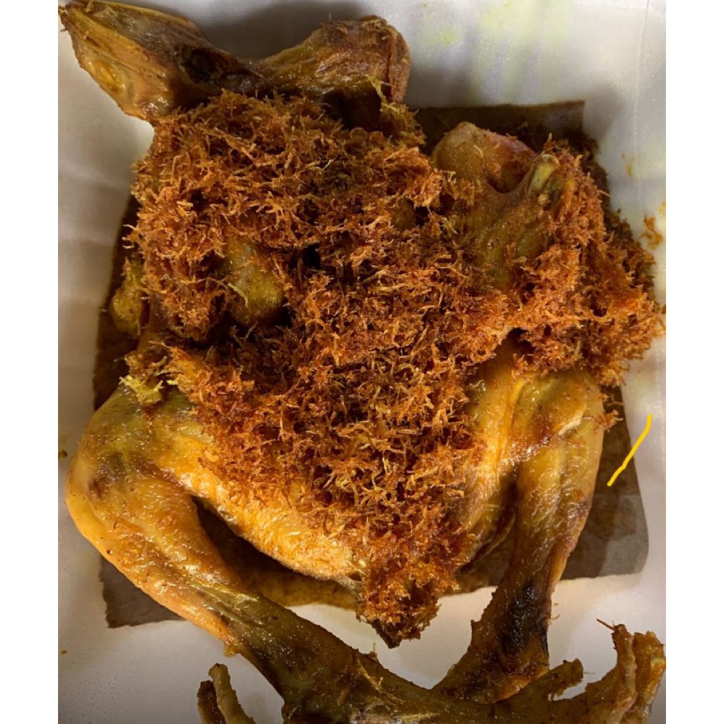 

ayam goreng serundeng dada saja