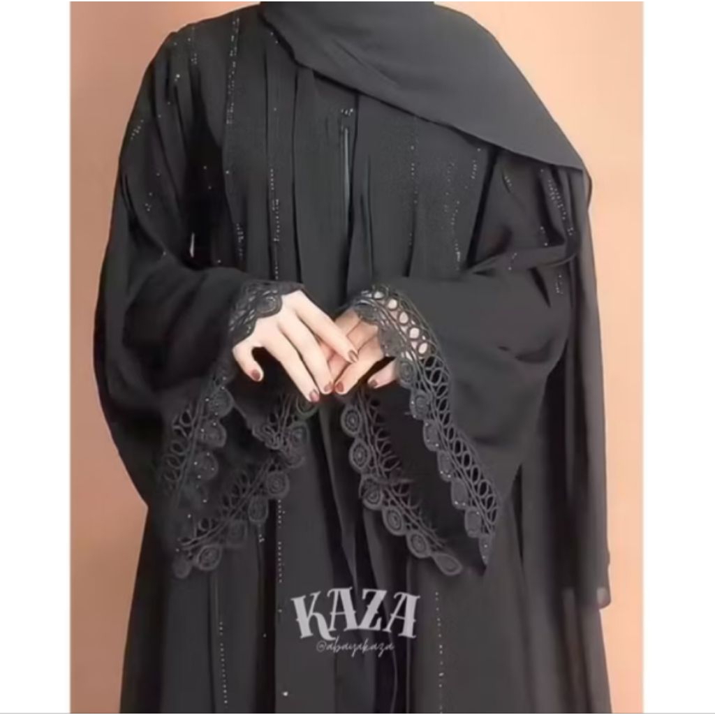 Abaya bermacam motif Abaya dubai mesir bahan jettbleck