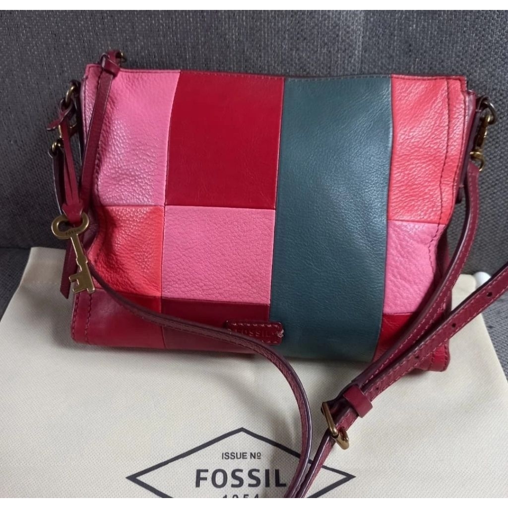 Tas fossil patchwork preloved