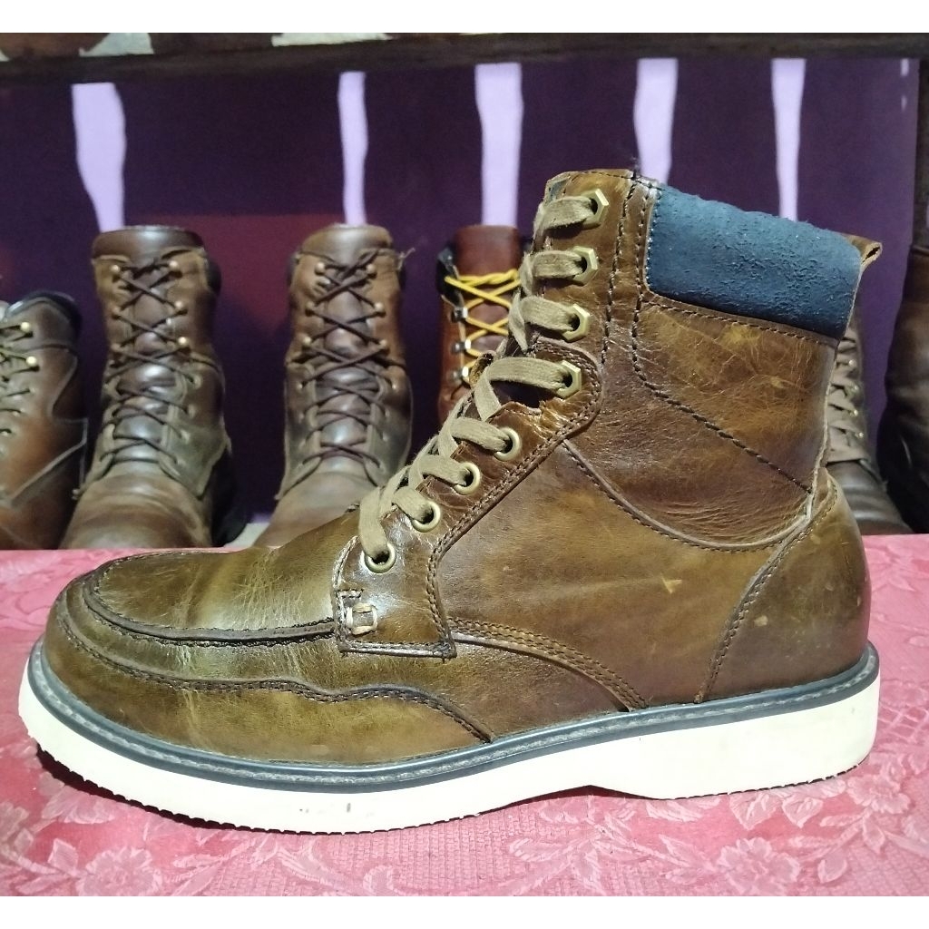 Sepatu Kulit Brand Italy (bukan safety)